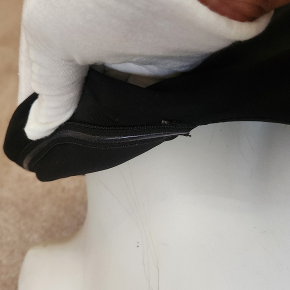 Chic Black Strapless Maxi Dress - Picture 4 of 9